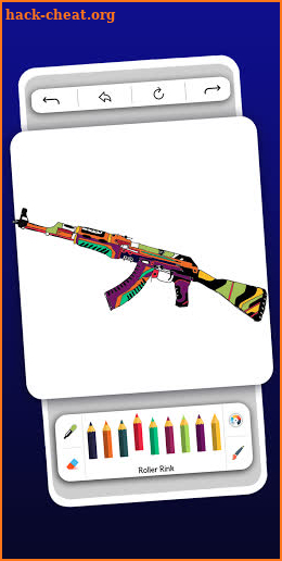 CS GO Coloring Book - paint the weapons screenshot
