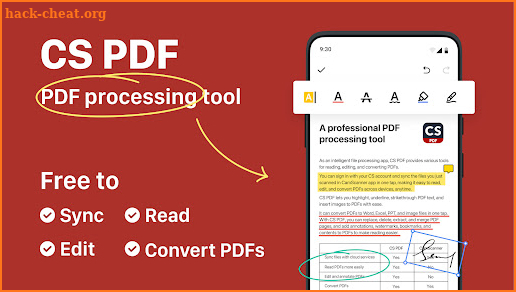 CS PDF - PDF Reader & Editor screenshot