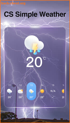 CS Simple Weather LiveForecast screenshot