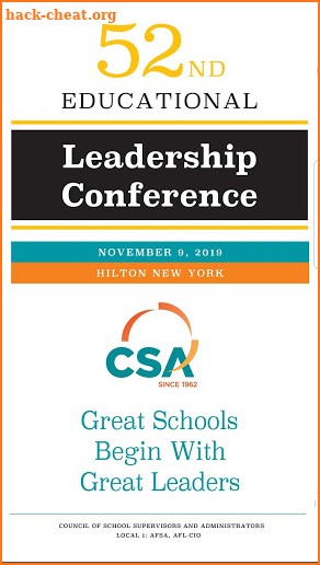 CSA Conference 2019 screenshot