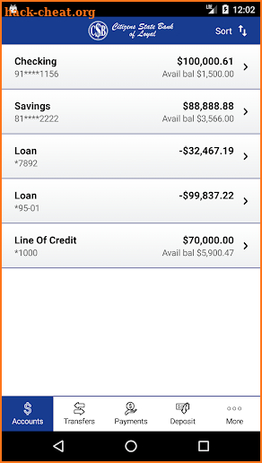 CSB Loyal Consumer Banking screenshot
