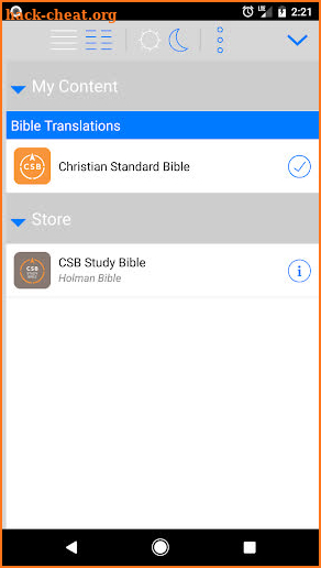CSB Study App screenshot