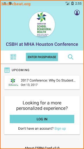 CSBH at MHA Houston Conference screenshot