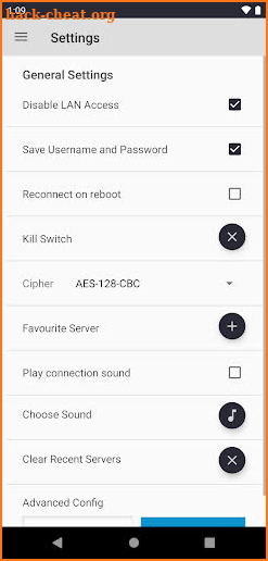 CSRC VPN screenshot