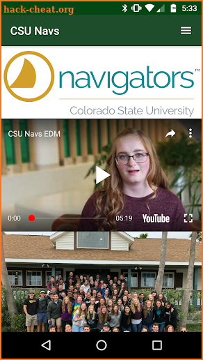 CSU Navs screenshot