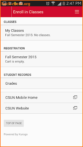 CSUN screenshot