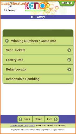 CT Lottery screenshot
