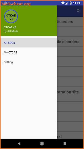 CTCAE v5 screenshot