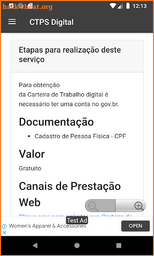 CTPS Digital : Guia screenshot