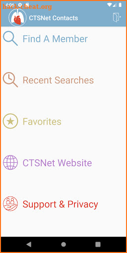 CTSNet Contacts screenshot