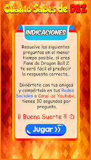 Cuanto Sabes de DBZ - Trivia screenshot