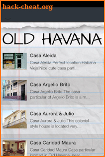 Cuba Casa Directory screenshot