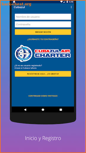 Cubazul Vuelos screenshot