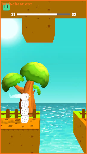 Cube bird - Square egg stack screenshot