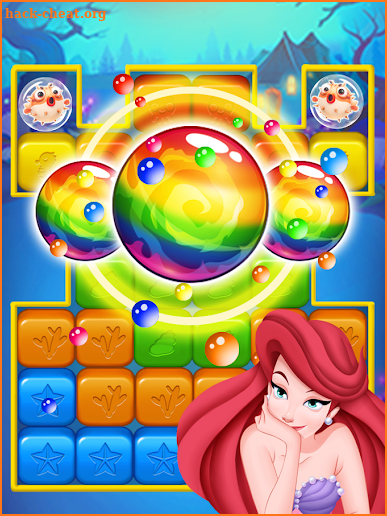 Cube Blast Mermaid screenshot