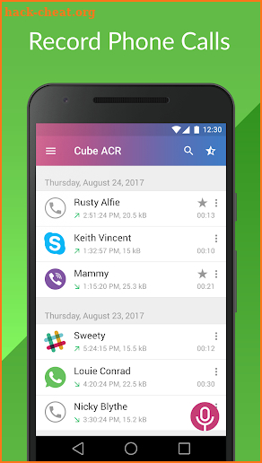 Cube Call Recorder ACR screenshot