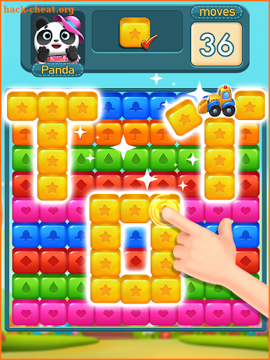 Cube Crush Rescue The Panda screenshot