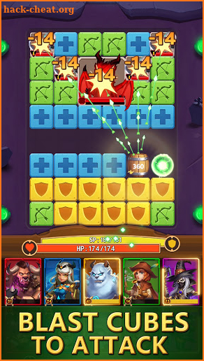 Cube Heroes - Blast Empire Puzzle screenshot