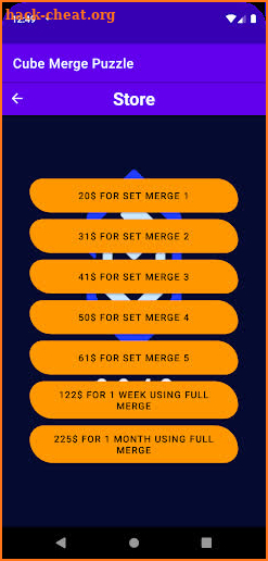 Cube Merge Puzzle screenshot