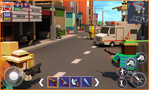 Cube Royale Killer: Pixel Battle screenshot