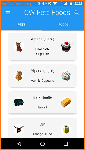 Cube World Pet Food screenshot