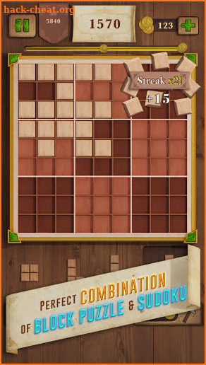 Cubedoku: Block Puzzle Sudoku - Wood Block Games screenshot