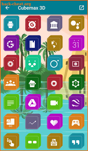 Cubemax 3D - Icon Pack screenshot