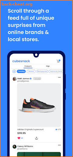 Cubesnack: Shop. Sell. Social. screenshot