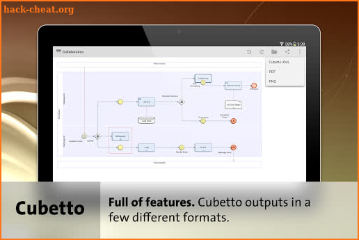 Cubetto - BPMN, UML, Flowchart screenshot