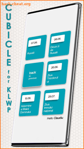 CUBICLE for KLWP screenshot