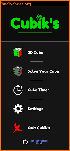 Cubik's - Rubik's Cube Solver, Simulator and Timer screenshot