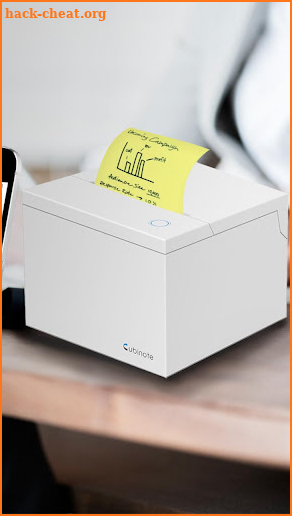 Cubinote - Internet Enabled Sticky Note Printer screenshot