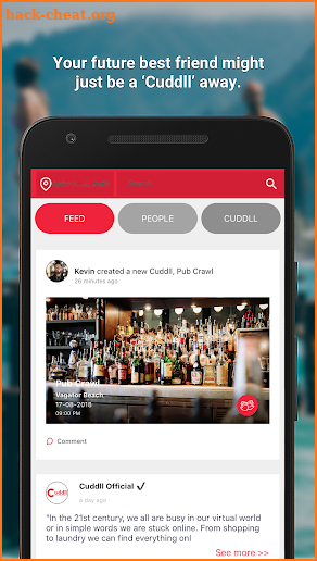 Cuddll - India's First Friend Finding App screenshot