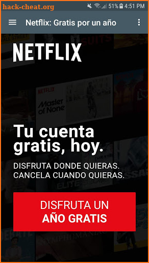 Cuentas de Netflix Gratis screenshot