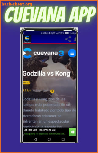 Cuevana Plus screenshot