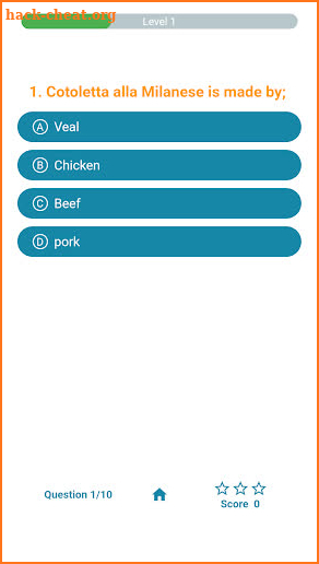 Culinary Arts Chef Quiz screenshot
