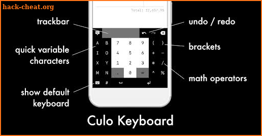 Culo (free) - Calculator + Notepad screenshot