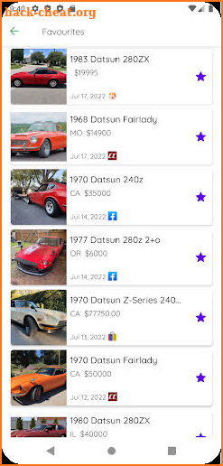 Cult Cars - Auto Listings screenshot