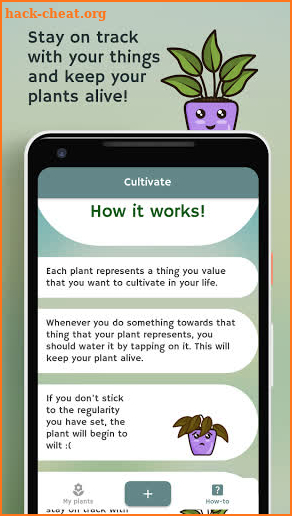 Cultivate - Stay on track with your things screenshot