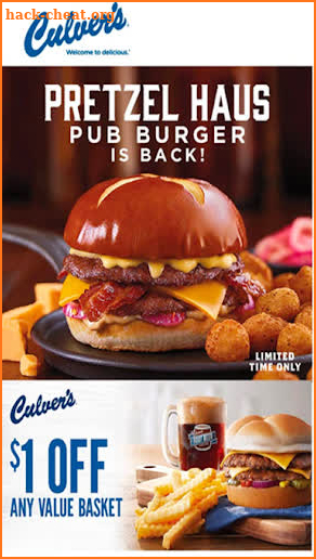 culvers coupons screenshot