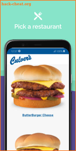Culvers Restaurant app screenshot