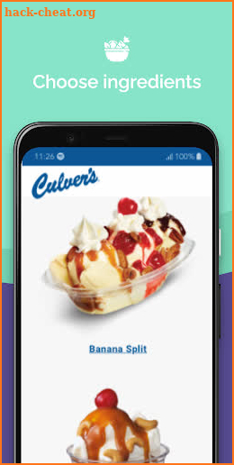 Culvers Restaurant app screenshot
