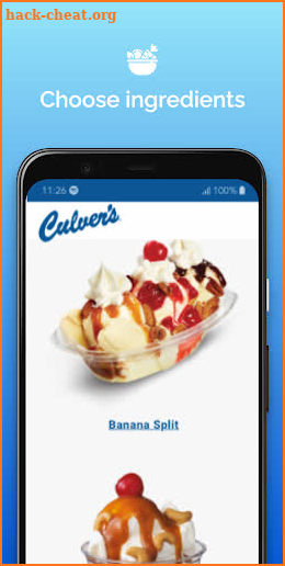 Culvers restaurant app screenshot