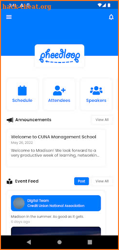 CUNA Events screenshot
