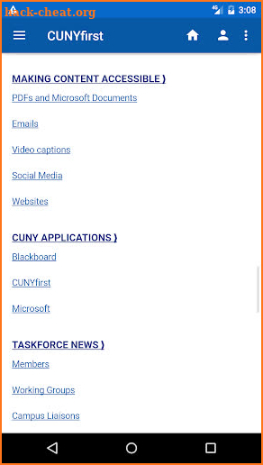 CUNYfirst Portal + Blackboard screenshot