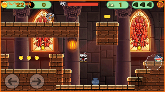 cup on head: World Mugman Adventure Game screenshot