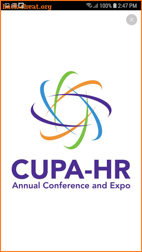 CUPA-HR Events screenshot