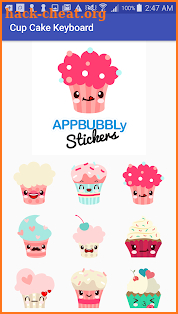 Cupcake Emoji Keyboard Stickers for Gboard screenshot