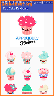 Cupcake Emoji Keyboard Stickers for Gboard screenshot