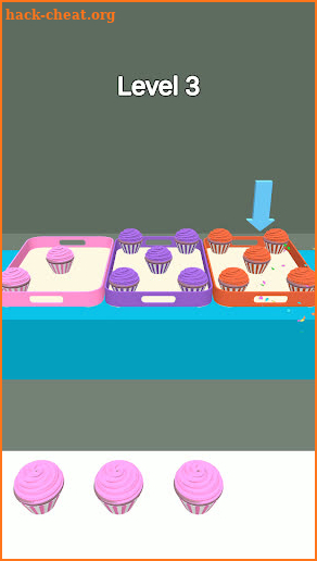 Cupcakes Sort screenshot